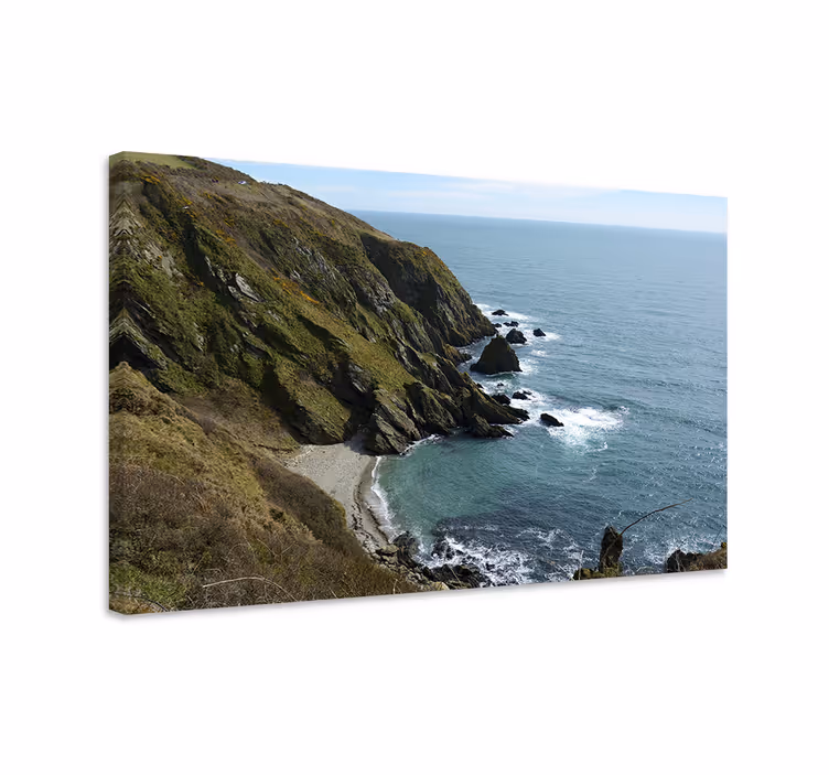 Tablou peisaje vedere stâncoasă de coastă - TenStickers