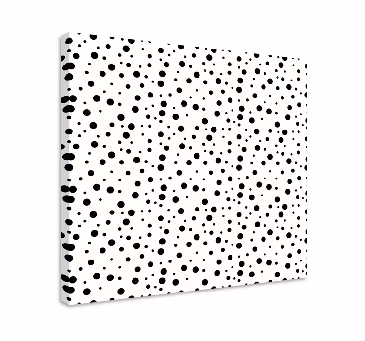 Tablou geometric cu model de puncte monocromatice - TenStickers