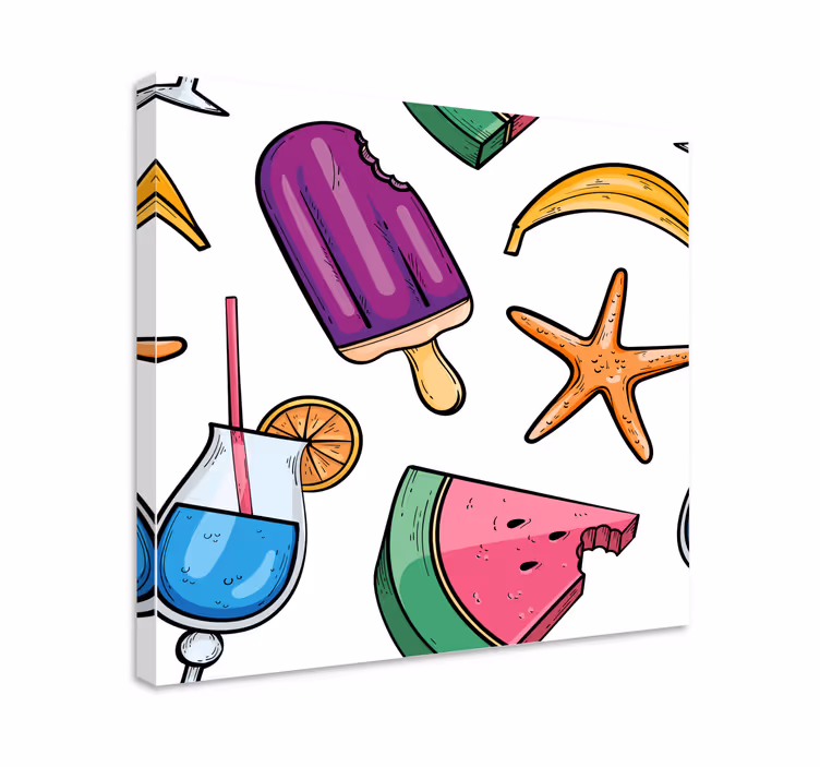 Tablou fructe pentru delicii estivale inspirate din fructe - TenStickers