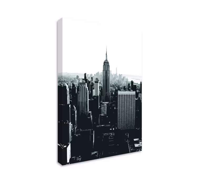 Tablou orașe perspectiva empire state - TenStickers
