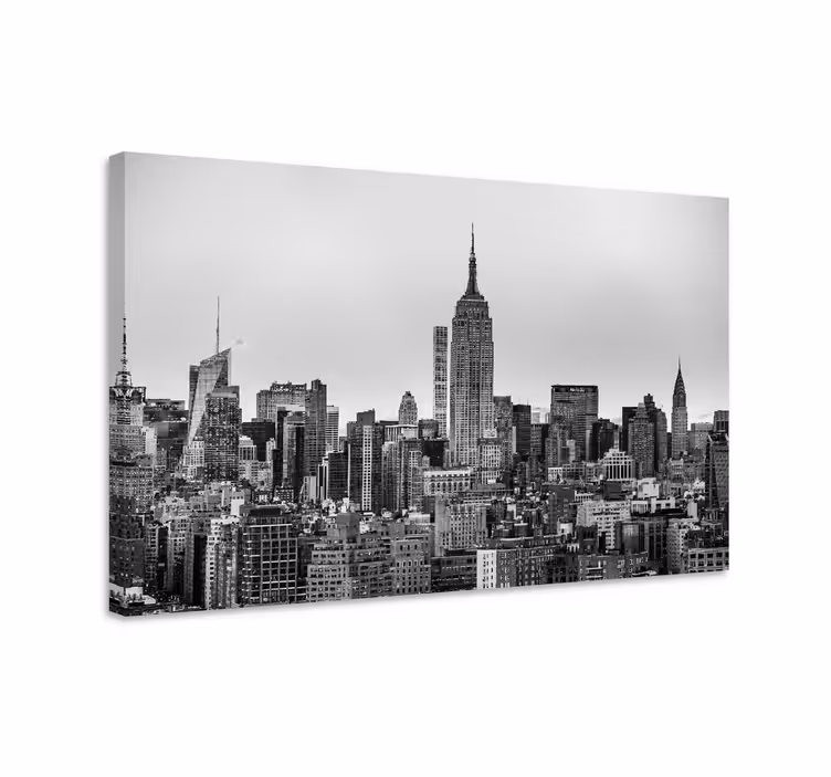 Tablou orașe silueta orașului new york - TenStickers