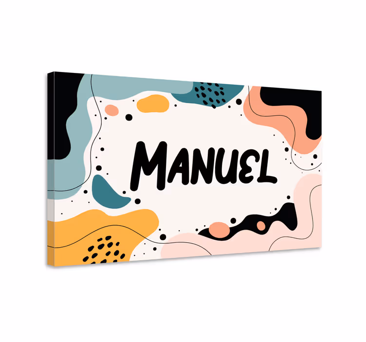 Tablou personalizat design amuzant cu nume - TenStickers