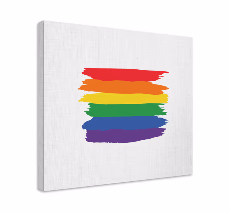 Tablou vintage design cu dungi îndrăznețe - TenStickers