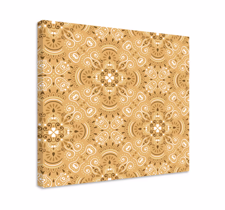 Tablou ornamental cu model natural complex - TenStickers