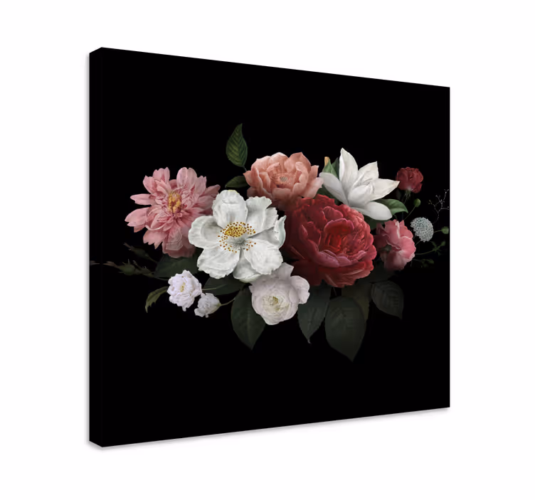 Tablou flori şi plante aranjament floral dramatic - TenStickers