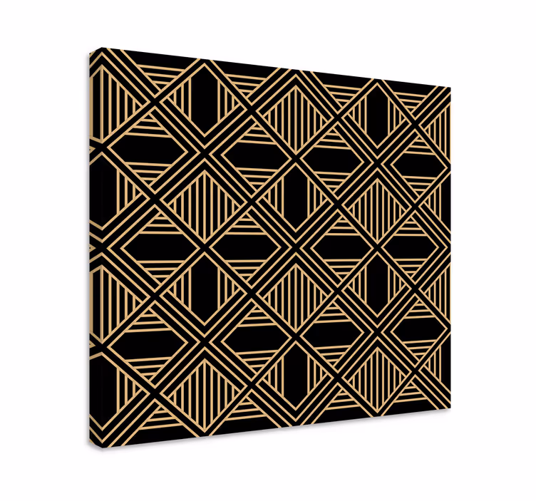 Pânză de model art deco mare stil gatsby - TenStickers