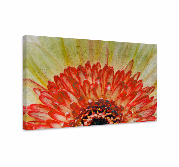 Tablou flori şi plante detaliu vibrant de flori - TenStickers