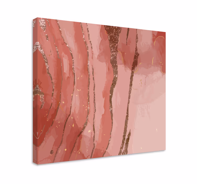 Tablou abstract modele fluide de trandafiri - TenStickers