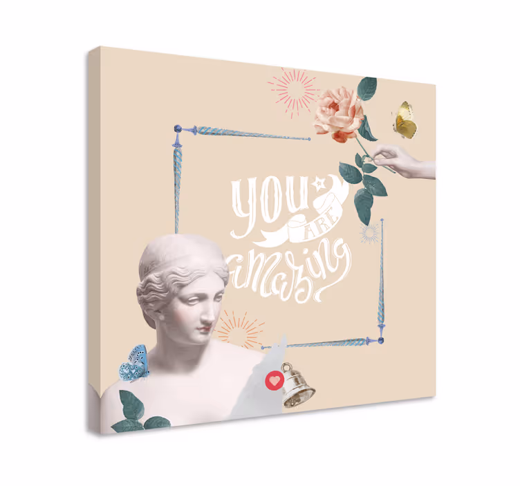 Tablou fraze tu ești uimitor - TenStickers