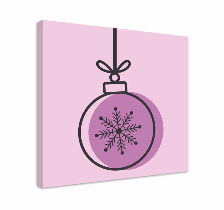 Tablou sport ornament fulg de nea - TenStickers