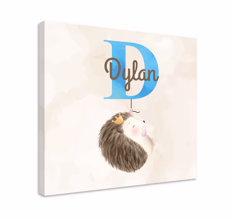 Tablou bei ilustrație drăguță cu arici - TenStickers