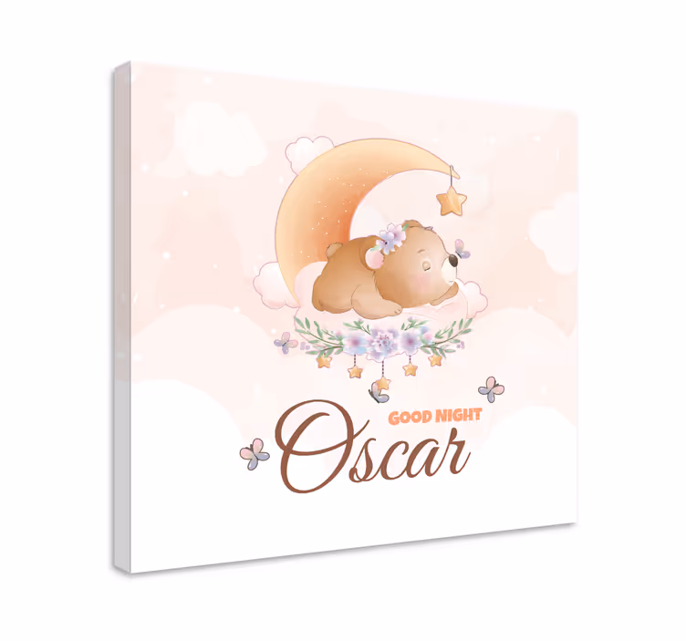 Tablou bei ursul noaptea bună - TenStickers