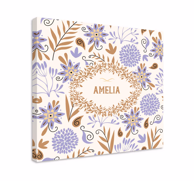 Tablou flori şi plante design floral înfloritor - TenStickers