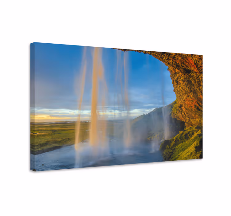 Tablou peisaje cascada seljalandsfoss - TenStickers
