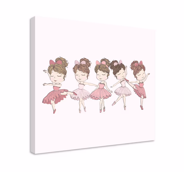 Tablou infantil dansatoare de balet - TenStickers