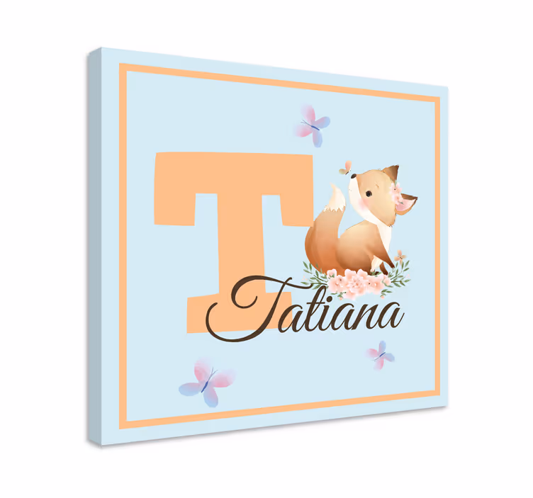 Tablou bei vulpea prietenoasă - TenStickers