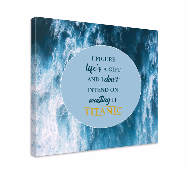 Tablou fraze citat inspirat de viață - TenStickers