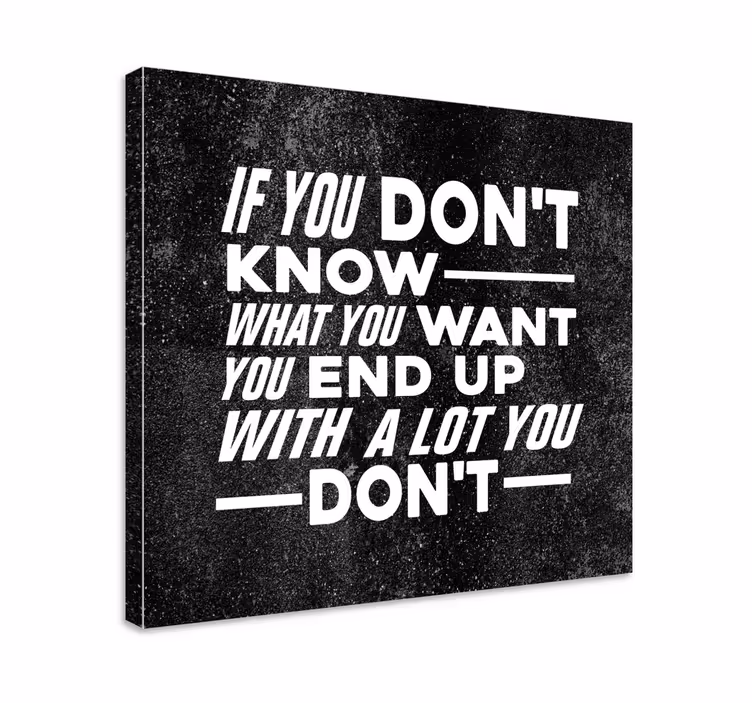 Tablou fraze perspectivă motivațională în viață - TenStickers