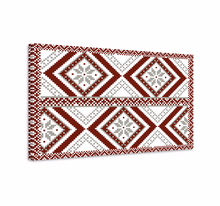 Tablou modern concept diamant geometric - TenStickers