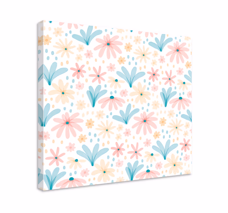 Tablou flori şi plante creație motiv floral - TenStickers