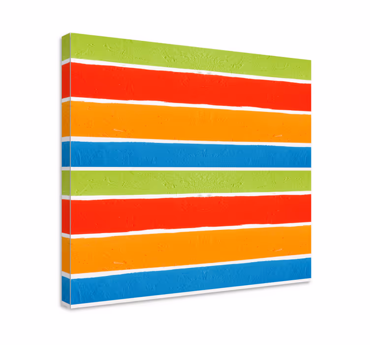 Panza cu pensula colorata pentru living - TenStickers