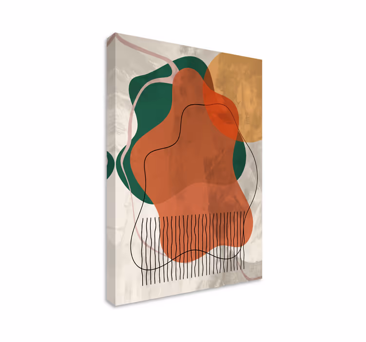 Tablou modern forme naturale libere - TenStickers