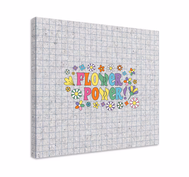 Tablou flori şi plante design cu puterea florilor - TenStickers