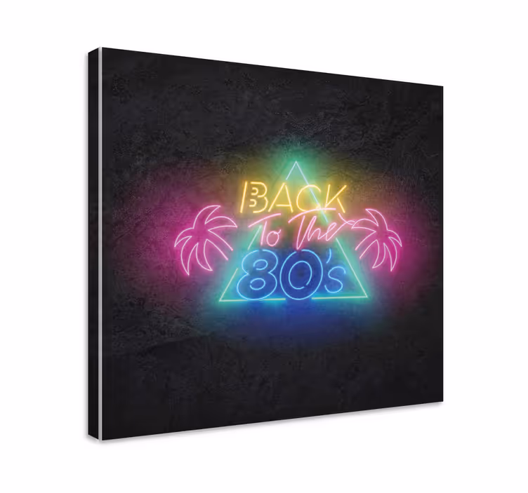 Tablou fraze frază retro neon - TenStickers