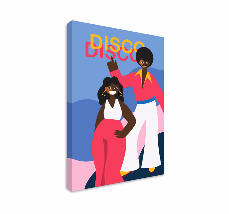 Tablou persoane pentru pasionații de disco dance - TenStickers