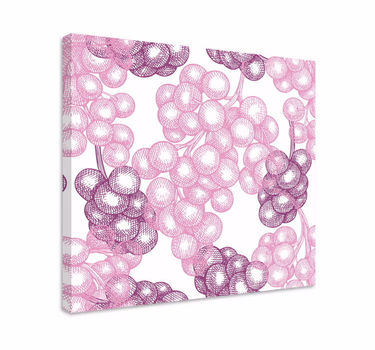 Tablou flori şi plante model floral roz - TenStickers