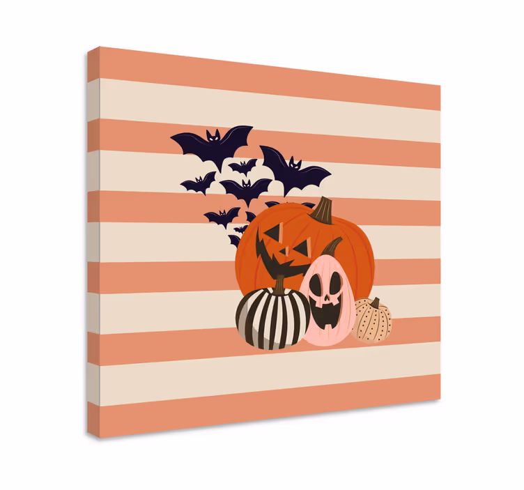 Tablou sport adunarea dovlecilor de halloween - TenStickers
