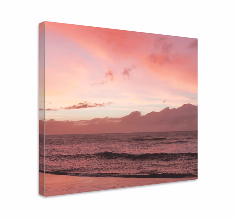 Tablou peisaje apus liniștitor la ocean - TenStickers