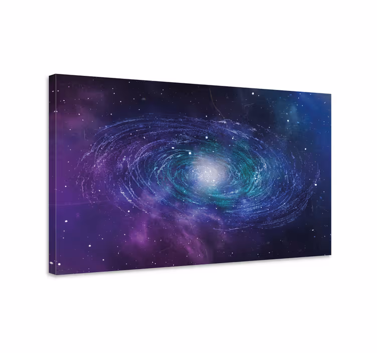Tablou abstract formarea spiralei galactice - TenStickers