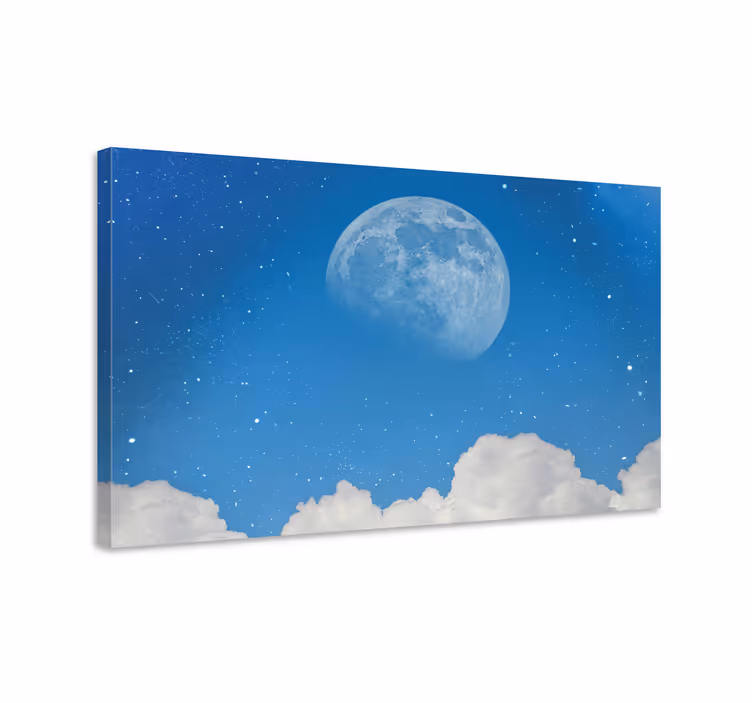 Tablou peisaje luna pe cer - TenStickers