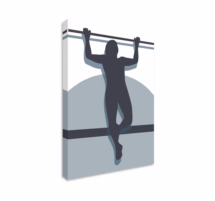 Tablou sport poziția de forță atletică - TenStickers