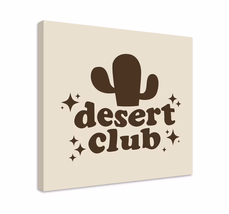 Tablou fraze clubul desertului - TenStickers