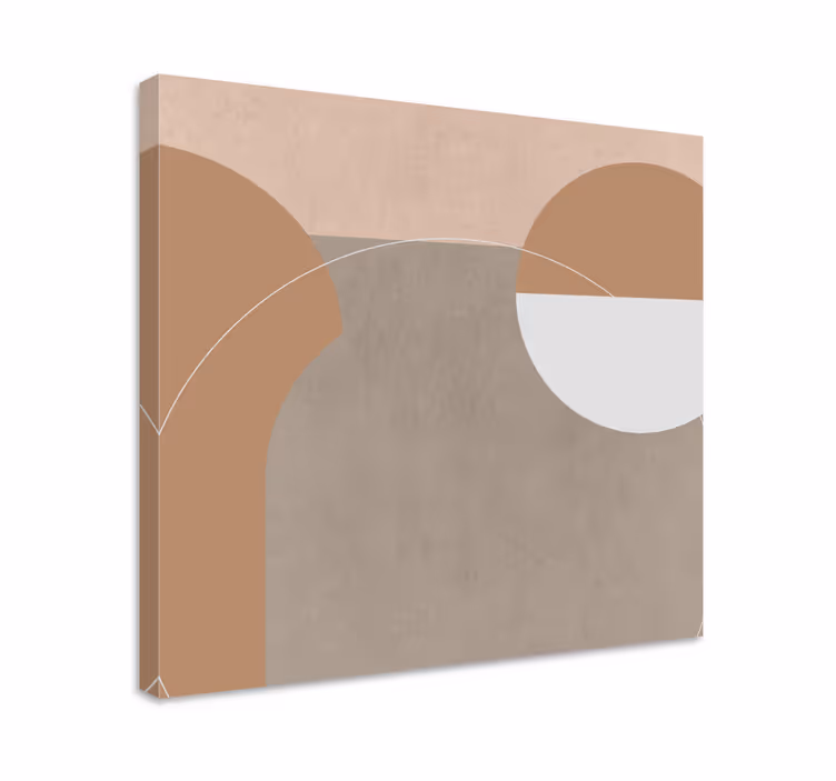 Tablou modern forme geometrice abstracte - TenStickers