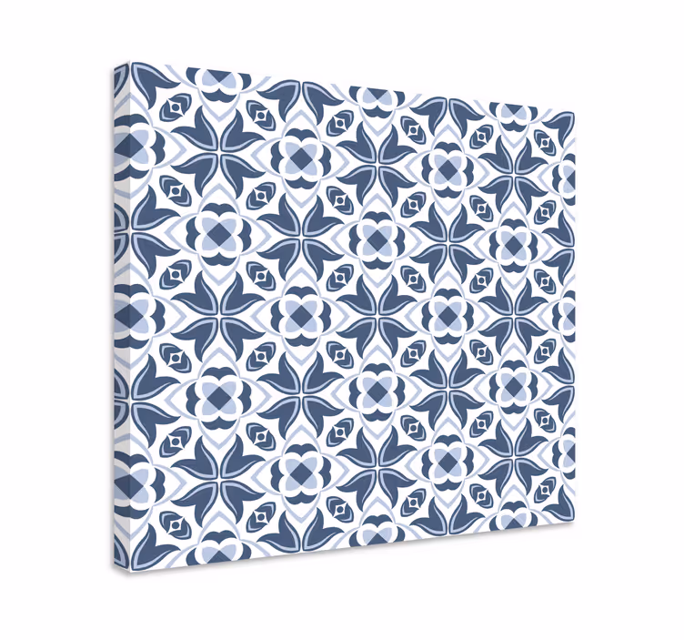 Tablou ornamental cu model floral elegant - TenStickers