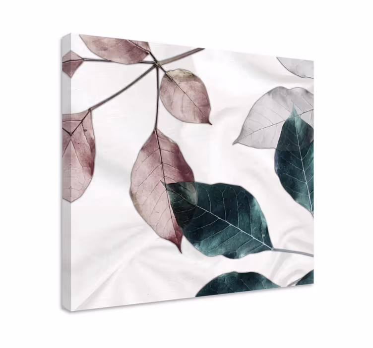 Tablou flori şi plante aranjament elegant de frunze - TenStickers