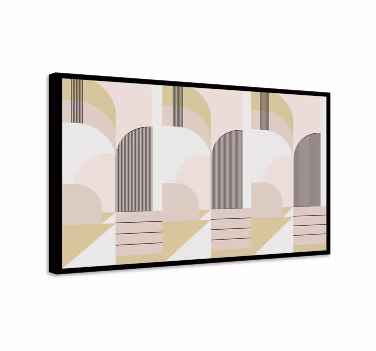 Tablou modern arce geometrice abstracte - TenStickers