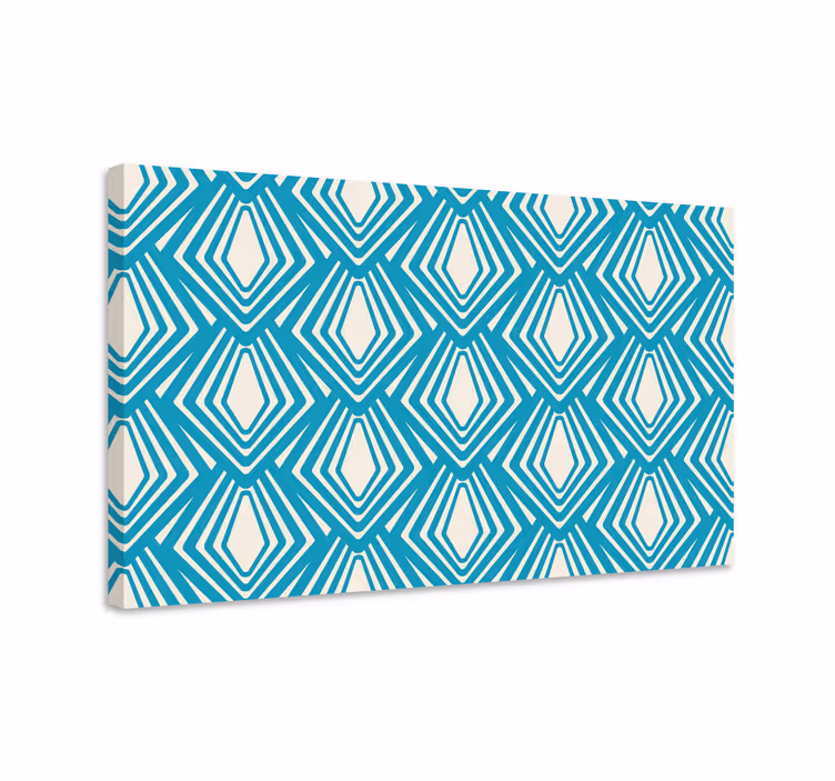 Tablou geometric cu model de diamante - TenStickers