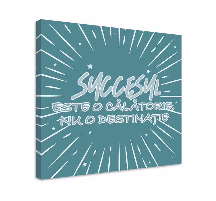 Pânză de text motivațional de succes - TenStickers