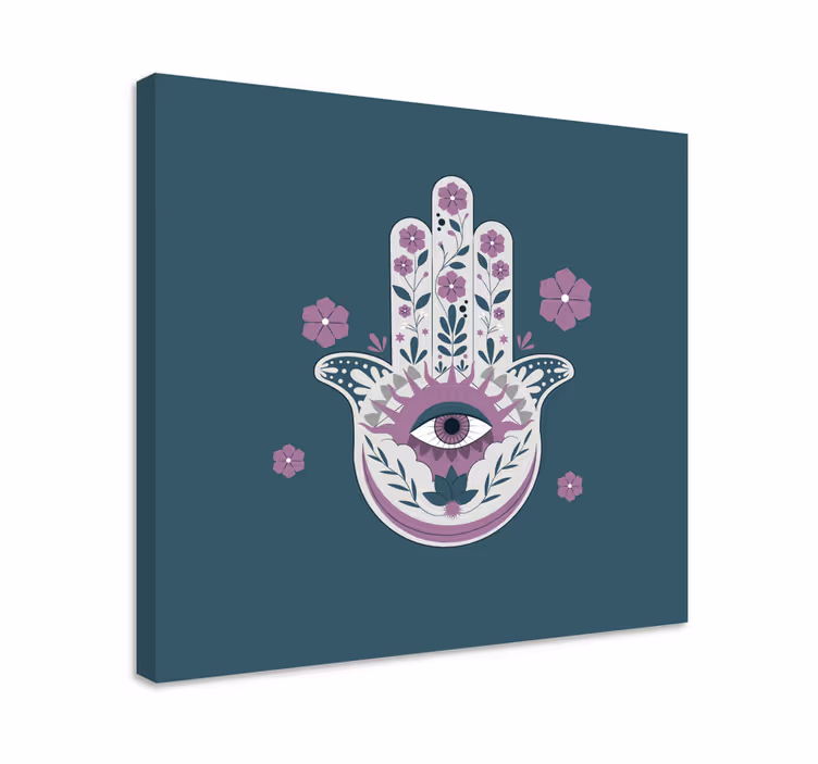 Tablou buddha mână cu ochi - TenStickers