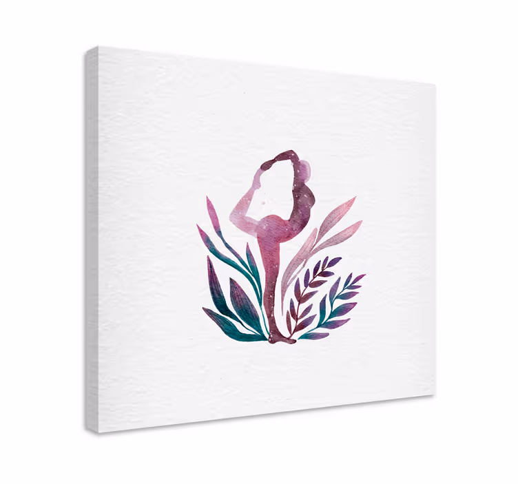 Tablou balerină siluetă elegantă de balet - TenStickers