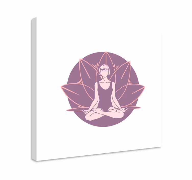 Tablou zen poziția serenității - TenStickers