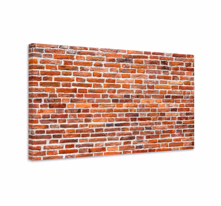 Tablou ornamental cu textură de cărămidă rustică - TenStickers