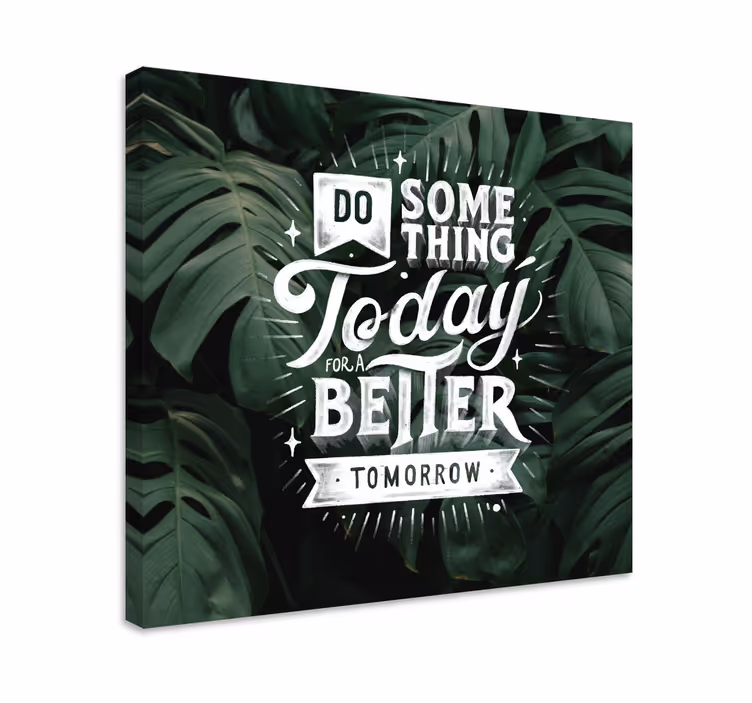 Citate inspiraționale de caligrafie pânză - TenStickers