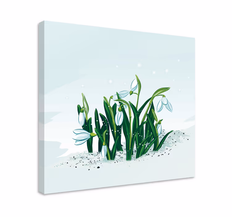 Tablou flori şi plante flori de zdropiță - TenStickers