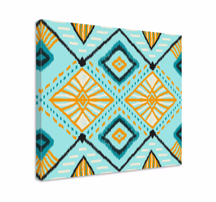 Tablou muzică artă cu motiv geometric - TenStickers