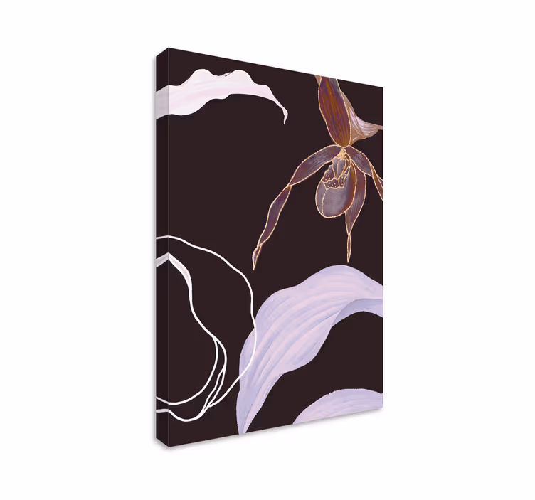 Tablou flori şi plante eleganţa florală a orhideelor - TenStickers